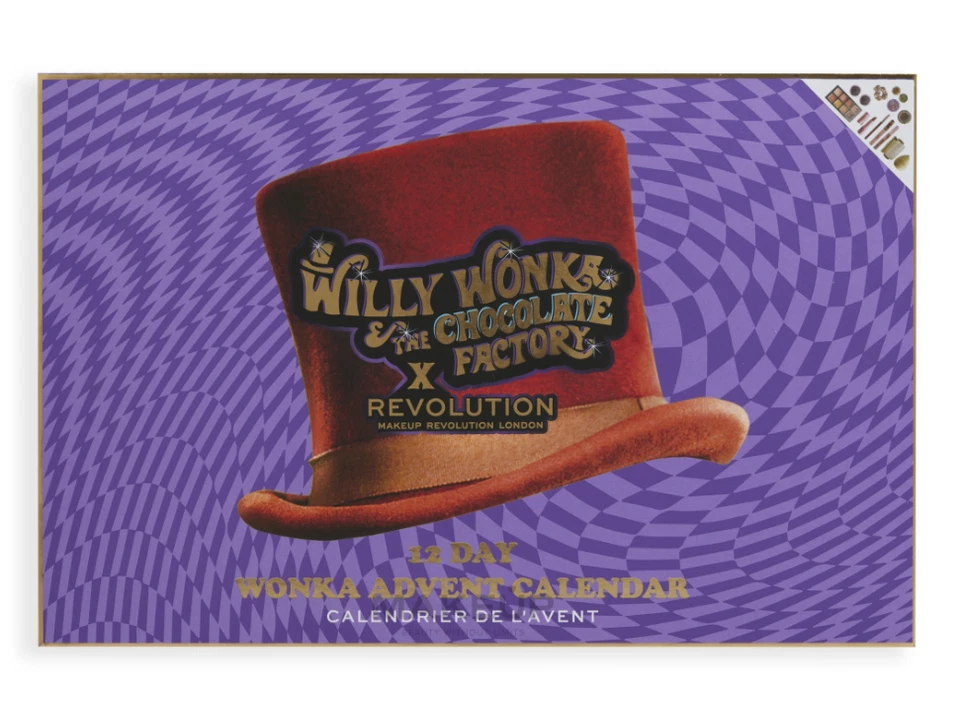 Makeup Revolution Wonka Advent Calendar Christmas Toy Set Holiday Gift - Image 1 of 4
