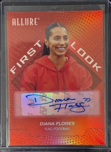 2025 Upper Deck Allure SE #129 Diana Flores Red Rainbow First Look Auto - Picture 1 of 2
