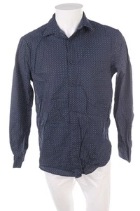 SECONDHAND Hemd Baumwolle Muster M dunkelblau - Bild 1 von 5