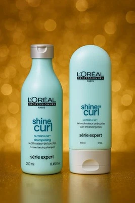 L'oreal Expert Serie Shine Curl Shampoo and Condition 8.45 Ounce - Image 1 of 3