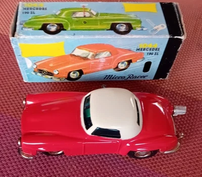 VOITURE  SCHUCO.  MICRO RACER 1/43,MERCEDES 190SL - Immagine 1 di 4