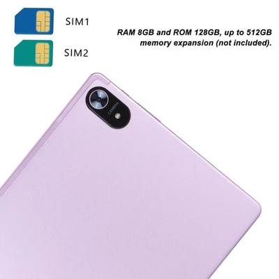 10.1in Tablet For Andr-oid 13.0 2560X1600 Resolution RAM 8GB ROM 128GB Front 8MP - Bild 1 von 4