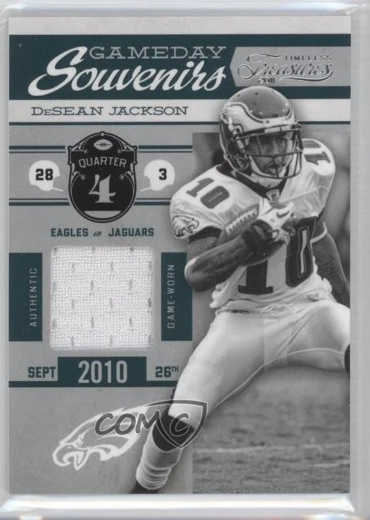 2011 Panini Timeless Treasures Gameday Souvenirs 4th Quarter /250 DeSean Jackson - Image 1 of 2