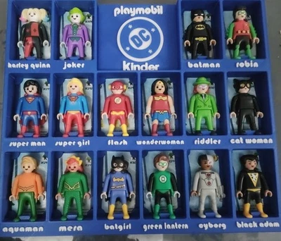 Kinder DC Playmobil Display Orizzontale 3d - Immagine 1 di 4