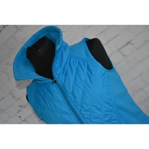 47777-a Columbia Fleece Quilted Vest Jacket Womens Size Small Full Zip Polyester - Picture 1 of 8
