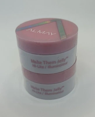 2X Almay Make Them Jelly Hi-Lite Illuminateur #003 Unicorn Light 0.58 fl oz New - Image 1 of 3