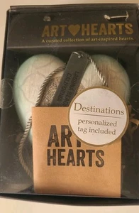 Demdaco Art Hearts "Sunshine & Saltwater" Standing Ornament With Key - Picture 1 of 7