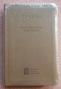 NKJV ~ BIBLE ~ WORLD BIBLE SCHOOL STUDY EDITION ~ BONDED LEATHER ~ NEW !!! - Imagen 1 de 7