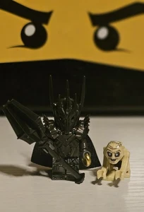 NUEVO LOTE Sauron Minifigura Lego Personalizada Señor de los Anillos Barad'dur 10333 + Gollum - Imagen 1 de 7