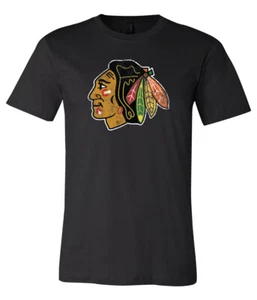 Chicago Blackhawks Distressed logo shirt S-6XL Tracking!! - Picture 1 of 2