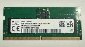 Genuine OEM SK Hynix 8Gb DDR5 5600Mhz SODIMM RAM Memory , PN: HMCG66AGBSA095N - Picture 1 of 1