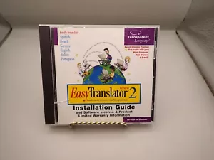 Easy Translator 2 for windows cd-rom F5C - Picture 1 of 4