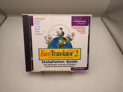 Easy Translator 2 for windows cd-rom F5C - Image 1 of 4