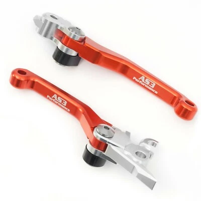 AS3 EMBRAGUE FRENO FLEXI PALANCAS para KTM 125 150 200 450 SX SX-F EXC XC 2009-2013 Foto 1 de 4