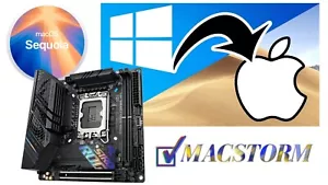 macOS Sequoia per PC Asus ROG Strix B760-I hackintosh - Foto 1 di 19