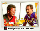 1997 Select AFL Head To Head Jumbo Card H2H4 Wayne Schwass/ Mark Mercuri-- Rare