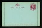 Postal Stationery Great Britain H&G #A1 postal lettercard 1892 Vintage 