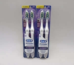 Oral-B Vibrating Pulsar Battery Operated Toothbrush, Soft Bristles - 4 Pack - Picture 1 of 2