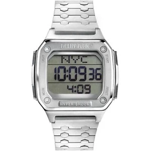 Orologio Digitale Philipp Plein PWHAA0521 HYPER $PORT Unisex In Acciaio Silver - Foto 1 di 4