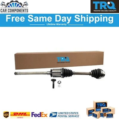 TRQ 前乘客侧 CV 轴总成适用于 2011 - 18 宝马 528i 535d 640i xDrive — 第 1/4 张图片