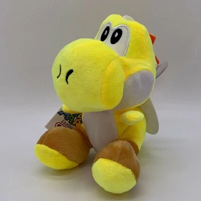 Super Mario Yellow Yoshi Plush Soft Toy Doll Teddy Stuffed Animal 6.5" - Image 1 of 3