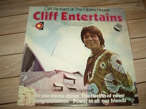 CLIFF RICHARD  *RARE OZ  1st Press 12" LP ' CLIFF ENTERTAINS ' 1973 VGC - Picture 1 of 2