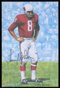 Larry Wilson St Louis Cardinals - Goal Line Art Card - JSA Authentic Autograph - Picture 1 of 3
