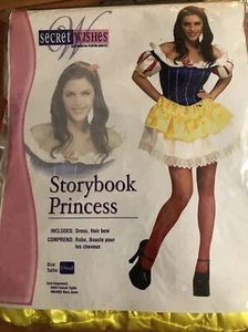 NUEVO Sexy Blancanieves Adulto Disfraz de Halloween Cuento de Hadas Doncella Juego de Rol XSmall - Imagen 1 de 5