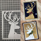 Christmas Deer Frame Metal Cutting Dies Scrapbooking Card Embossing Stencil Mold
