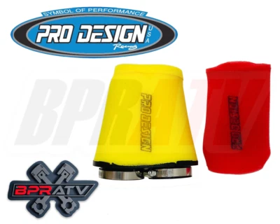 Pro Design Pro Flow Foam Replacement Filter Intake Yamaha Raptor 660 660R PD205A - Image 1 of 4