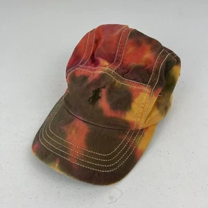 Polo Ralph Lauren Swimwear Tie Dye 5 Panel Strapback Hat One Size Rare - Picture 1 of 5