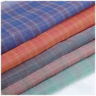 DIY Mesh Check Organza Fabric Dress Curtain Sewing Cloth Decor Plaid Japanese