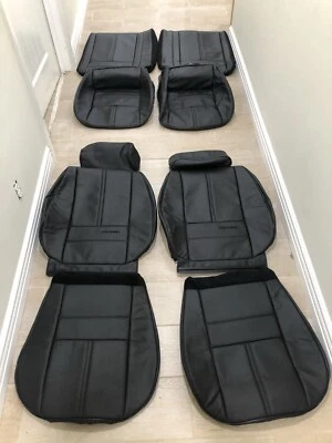 1982-92 Camaro Z28 IROC Z Seat covers In Black Color With camaro Logos IN STOCK! - Image 1 of 4