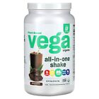 Plant-Based Vega Organic All-In-One Shake Chocolate veggies & greens - 25oz 708g