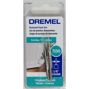 Juego de 2 puntas de diamante Dremel 7150 para tallar/grabado - Imagen 1 de 2