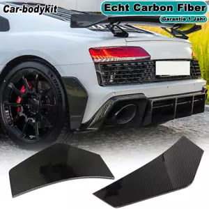 DRY Carbon Hinten Flossen Flaps Splitters Side Canards für Audi R8 V10 2019-2023 - Bild 1 von 13