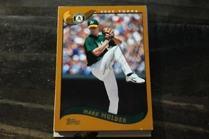 TARJETA AUTOGRAFIADA MARK MULDER OAKLAND A'S - Imagen 1 de 1