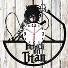 Attack on Titan Vinyl Record Wall Clock  Art Home Decor Original gift 2773