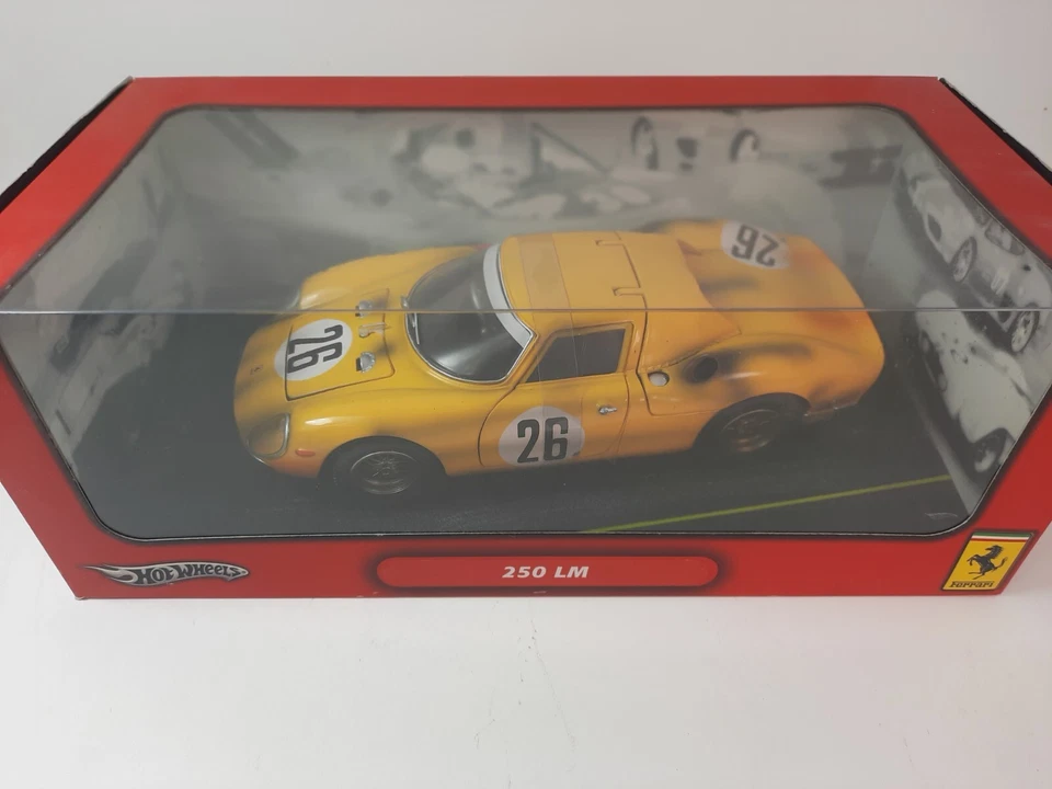 Hot Wheels Ferrari 250 LM #26 Dumay 24h Le Mans 1965 Sucio 1/18 Foto 1 de 3