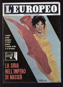 EUROPEO 11/1963 EVTUSCENKO COCTEAU PICASSO ESSO ALITALIA VAUXHALL VX 4/90 FORD - Picture 1 of 1