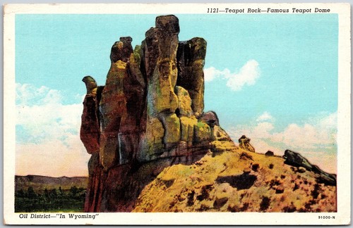 Teapot Rock Famous Teapot Dome Oil District In Wyoming Rock Formation ...