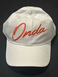 ONDA Tequila Baseball Cap White w/Orange Logo Adjustable Fit - Adult One Size - Picture 1 of 5