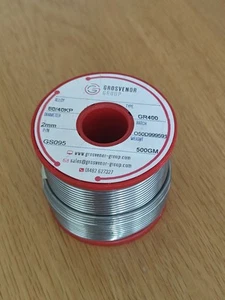 Grosvenor Group Lötdraht mit Zuleitung 2mm 60/40KP GR400 500g. - Bild 1 von 3