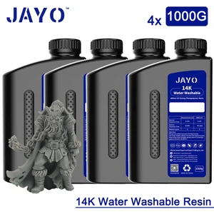 JAYO 4KG 405nm UV Resin 14K Water Washable Dark Grey 1KG/SET For LCD 3D Printer - Picture 1 of 8