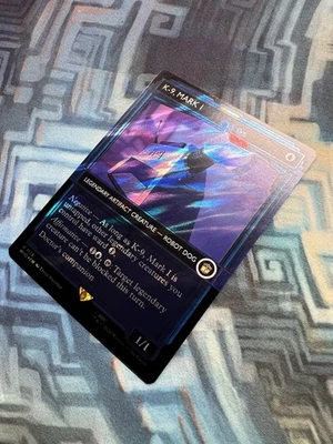 MTG Showcase Surge Foil K-9, Mark I NM Unplayed Universes Beyond: Doctor Who - Image 1 of 4