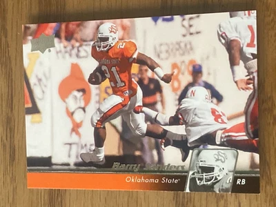 2011 Upper Deck SP Barry Sanders Oklahoma State #48 Detroit Lions - Image 1 of 2