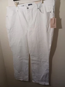 Not Your Daughter's Jeans White Straight Leg Jeans New Lift/Tuck New 26WP - Picture 1 of 7