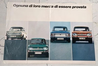 NSU Depliant Produzione PRINZ 4L 1000 C 1200 C TT e TTS - Immagine 1 di 4