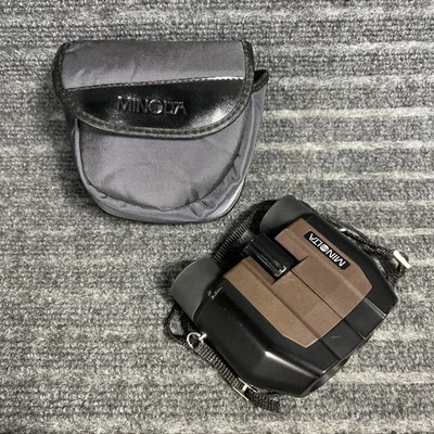 Vintage Minolta Compact 7.5 Multi-Coated 7x21 Pocket Binoculars w/ Case Japan - Image 1 of 4