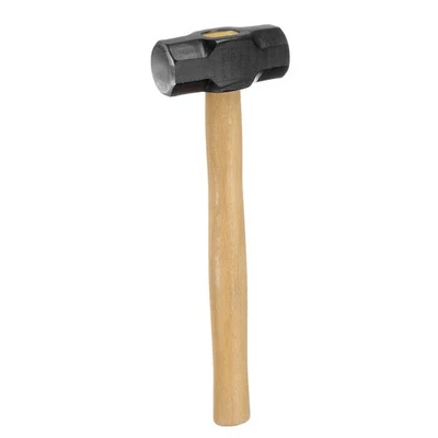 Empuñadura de madera Engineers Hammer 3 lb para reparaciones en el hogar carpintería negro amarillo Foto 1 de 4